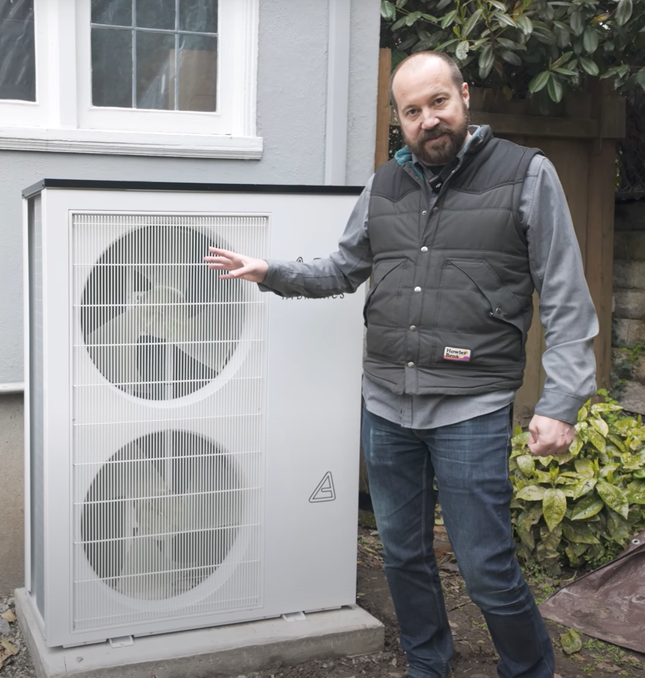 Installation étape air eau pac